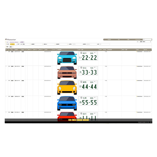 Vehicle Vision入退場管理