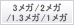 メガピクセル（3M/2M/1.3M/1M）