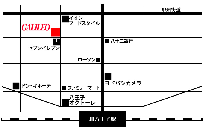 ガリレオ東京本社地図