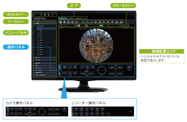 i-PRO 映像監視ソフトウェアWV-ASM300 | 株式会社ガリレオ